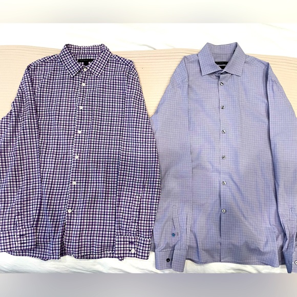 Two John Varvatos star dress shirts - Picture 1 of 7